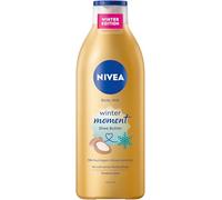 NIVEA Body Milk Winter Moment, lozione per il corpo con siero per la cura profonda per 72 ore, lozione per il corpo con burro di karitè per la pelle secca, con profumo invernale unico (400 ml)