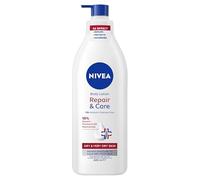 NIVEA Body Repair & Care (400 ml), lozione per il corpo 72H Moisture con formula rinforzante, crema idratante rinforzante per la pelle, lozione per il corpo per pelle secca, con niacinamide e