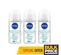 Nivea Brightening Happy Shave deodorante roll-on uniforme pelle ascellare...