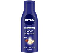NIVEA Cacao Nutriente Oil-In Lozione, Cacao Burro Dermatologicamente Approvato
