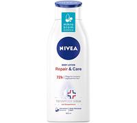 NIVEA & Care Body Lotion (400 ml), Lozione per la pelle molto secca e allevia la tensione, mantiene il microbioma della pelle in equilibrio e nutre particolarmente delicato