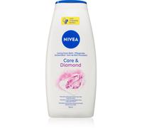 Nivea Care & Diamond Caring Foam Bath bagnoschiuma delicato dal profumo floreale 750 ml per Donna