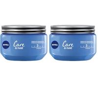 NIVEA Care & Hold Creme Gel, Styling Gel in 2 Confezioni da 150 ml, Gel per Capelli a Lunga Tenuta Anti-Crespo, Crema Capelli Corti e Medio-Lunghi con Vitamina B3 (Confezione da 2)