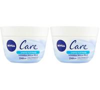 NIVEA Care Maxi Nutrimento Profondo Crema nutriente leggera per viso, mani e corpo in confezione da 800 ml, Crema idratante multiuso con Microsfere di Cera ad Idrodispersione
