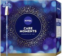 NIVEA Care Moments, set regalo, regalo per donne, confezione regalo con gel doccia (250 ml), shampoo (250 ml), lozione per il corpo (400 ml), labello cura delle labbra (4,8 g) e beauty case
