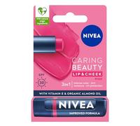 Nivea Balsamo Labbra Idratante Caring Beauty 3in1 Pink 4,8 g