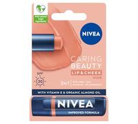 Nivea Balsamo Labbra Idratante Caring Beauty 3in1 Nude 4,8 g
