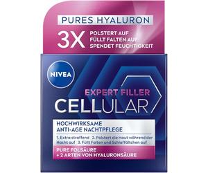 NIVEA Cellular Expert Filler - Cura notturna anti-età altamente efficace, 50 ml