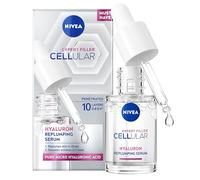 NIVEA Cellular Expert Filler Hyaluron Acid Replumping Serum (15 ml), siero viso anti-età per una pelle visibilmente più liscia, idratata ed elastica, siero all'acido ialuronico dermatologicamente