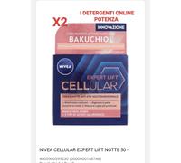 NIVEA CELLULAR EXPERT LIFT CREMA NOTTE ANTI-ETÀ MULTIDIMENSIONALE 50 ML, PEZZI 2