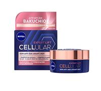 NIVEA Cellular Expert Lift - Trattamento di notte (1 x 50 ml), crema anti-invecchiamento arricchita con acido ialuronico e Bakuchiolo, trattamento viso donna per tutti i tipi di pelle