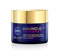 NIVEA Cellular LUMINOUS 630 Crema notte anti-macchie scure (50 ml), crema idratante per il viso da donna, ricarica la pelle e riduce l'aspetto di macchie scure