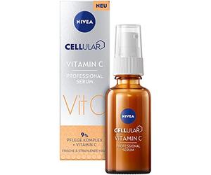 NIVEA Cellular - Siero professionale vitamina C (30 ml), siero idratante alla vitamina C, siero antirughe per una carnagione più uniforme e radiosa