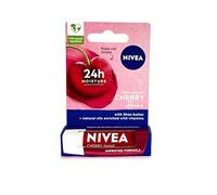 Nivea Cherry Shine Caring Lip Balm - Long Lasting Moisturisation - 4.8g
