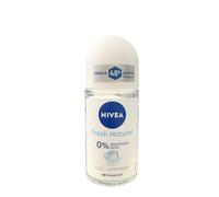 Nivea Confezione da Deo di scooter per le donne, senza alluminio, Deo di protezione, 6 X 50 ML Roll On, Fresh Natural