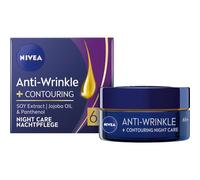 NIVEA Contouring Night Cream Antiwrinkle 65+, 50 ml, Visibly Reduces Fine Lines and Deep Wrinkles in Mature Skin, Contours e Rigenerazione della pelle matura