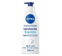 NIVEA Crema Corpo Idratante Express per pelle normale o secca (1 x 500ml), Formu
