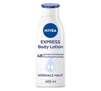 NIVEA - Crema corpo idratante NIVEA Express (400 ml), crema corpo ad assorbimento extra veloce, formula 3 in 1: 48 ore di idratazione, levigatezza e pelle naturalmente bella