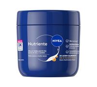 NIVEA Crema Corpo Nutriente 400 ml, Crema idratante corpo 72h, Con 3x Acido Ialuronico e Olio di Mandorla, Body lotion dalla texture ricca, Assorbimento rapido, Per pelle secca o molto secca