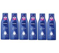 NIVEA Crema Corpo Nutriente 6 x 250 ml, Crema Idratante arricchita con Olio di Mandorla Naturale e Vitamina E, Crema nutriente per il corpo per pelli secche