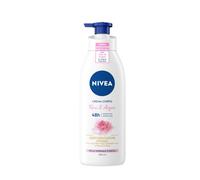 NIVEA Crema Corpo Rosa e Argan Pump da 500 ml, Crema Corpo Idratante e Addolcente per Pelli Normali e Secche, Formula con Olio di Argan e Profumo di Rosa