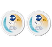 NIVEA Crema morbida e leggera idratante intensa con olio di jojoba e vitamina E per viso, corpo e mani, protezione SPF 15, 200 ml (Confezione da 2)