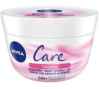 NIVEA Crema viso e corpo sensibile alla cura 3 vasetti da 200 ml