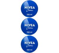 Nivea Creme 150 ml, Crema idratante corpo, viso e mani multiuso con Eu