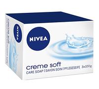 Nivea Sapone, Creme Soft Jabones, 3 x 100 g