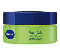 NIVEA Cura Notturna Skin Detox + Idratazione Intensa 48H Crema Idratante Viso con Tè Verde & Acido Ialuronico, Cura Donna per tutti i tipi di Pelli, 50ml