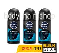 Nivea Deep Beat Deodorante Roll-On Uomo Antibatterico 48H Protezione Sudore...