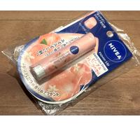 NIVEA Delicious Drop Peach & Vanilla Lip Balm set 3,5 g x 2 pezzi Giappone nuovo