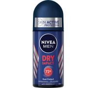 Nivea Men Deodorante Anti-Traspirante Dry Impact Roll-on Senza Alcool - Flacone da 50ml