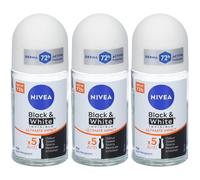 Nivea Deo Black&White Ultimate Protection Roll On 3x1 St