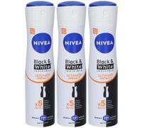 Nivea Deo Black&White Ultimate Protection Spray 3x125 ml