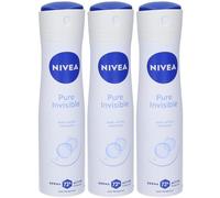 Nivea Deo Pure Invisible Spray 3x150 ml