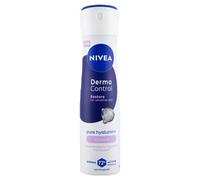 NIVEA Deodorante Spray Derma Control Restore 150 ml, Deodorante donna antitraspirante per una protezione 72h, Formula senza alcool con Acido Ialuronico e Vitamina E per la cura della pelle sensibile