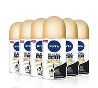 NIVEA, deodorante (Black & White invisibile Silky Smooth) - 6 da 50 ML. (Totale 300 ML.)
