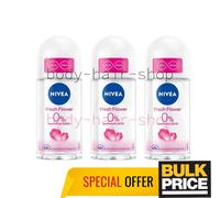 Nivea Deodorante Donna Fiori Freschi Roll-On Freschezza di Lunga Durata 50 ml...