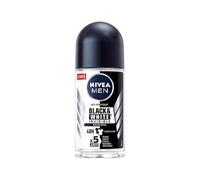 NIVEA Deodorante roll-on da uomo, "Invisible Black & White Original", anti-perspiante, confezione da 6 (6 x 50 ml)