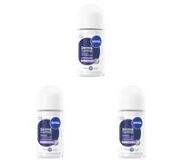 NIVEA Deodorante Roll on Derma Control Restore 50 ml, Deodorante donna antitraspirante per una protezione 72h, Formula senza alcool con Acido Ialuronico e Vitamina E per la cura della pelle sensibile
