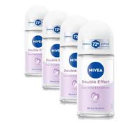 NIVEA Deodorante Roll on Double Effect 50 ml, Deodorante donna per una protezione 72h, Deo roll-on antitraspirante con Estratti di Avocado, Ideale post-rasatura, Senza alcool, Tutti i tipi di pelle