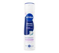 NIVEA Deodorante Spray Derma Control Restore 150 ml, Deodorante donna antitraspirante per una protezione 72h, Formula senza alcool con Acido Ialuronico e Vitamina E per la cura della pelle sensibile
