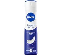 NIVEA Protect & Care Spray Deodorante 6 x 150 ml, Deodorante antitraspirante senza alcol etilico, Deodorante profumato e non irritante per una protezione efficace