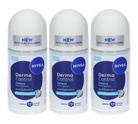 Nivea Derma Control Defend Deodorante Roll-On 72h 3x50 ml