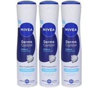 Nivea Derma Control Defend Deodorante Spray 72h 3x150 ml Spray