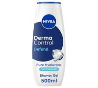 NIVEA Derma Control Defend Gel Doccia, 500 ml | Bagnoschiuma idratante con acido ialuronico e provitamina B5, protegge la pelle dalla perdita di umidità