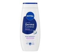 NIVEA Docciaschiuma Derma Control Restore 250 ml, Bagnoschiuma extra delicato per pelli sensibili, Bagnodoccia profumato con Acido Ialuronico e Vitamina E per una pelle morbida e liscia