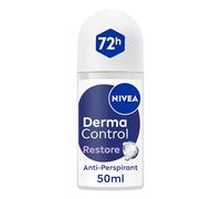 NIVEA Derma Control Restore Roll On (50 ml), protezione anti-traspirante 72H con acido ialuronico e vitamina E, deodorante ipoallergenico per pelli sensibili