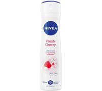 NIVEA Deodorante Spray Fresh Cherry 150 ml, Deodorante donna antitraspirante per una protezione fino a 72h, Deo spray antibatterico con formula INFINIFRESH per una freschezza all'aroma di ciliegia